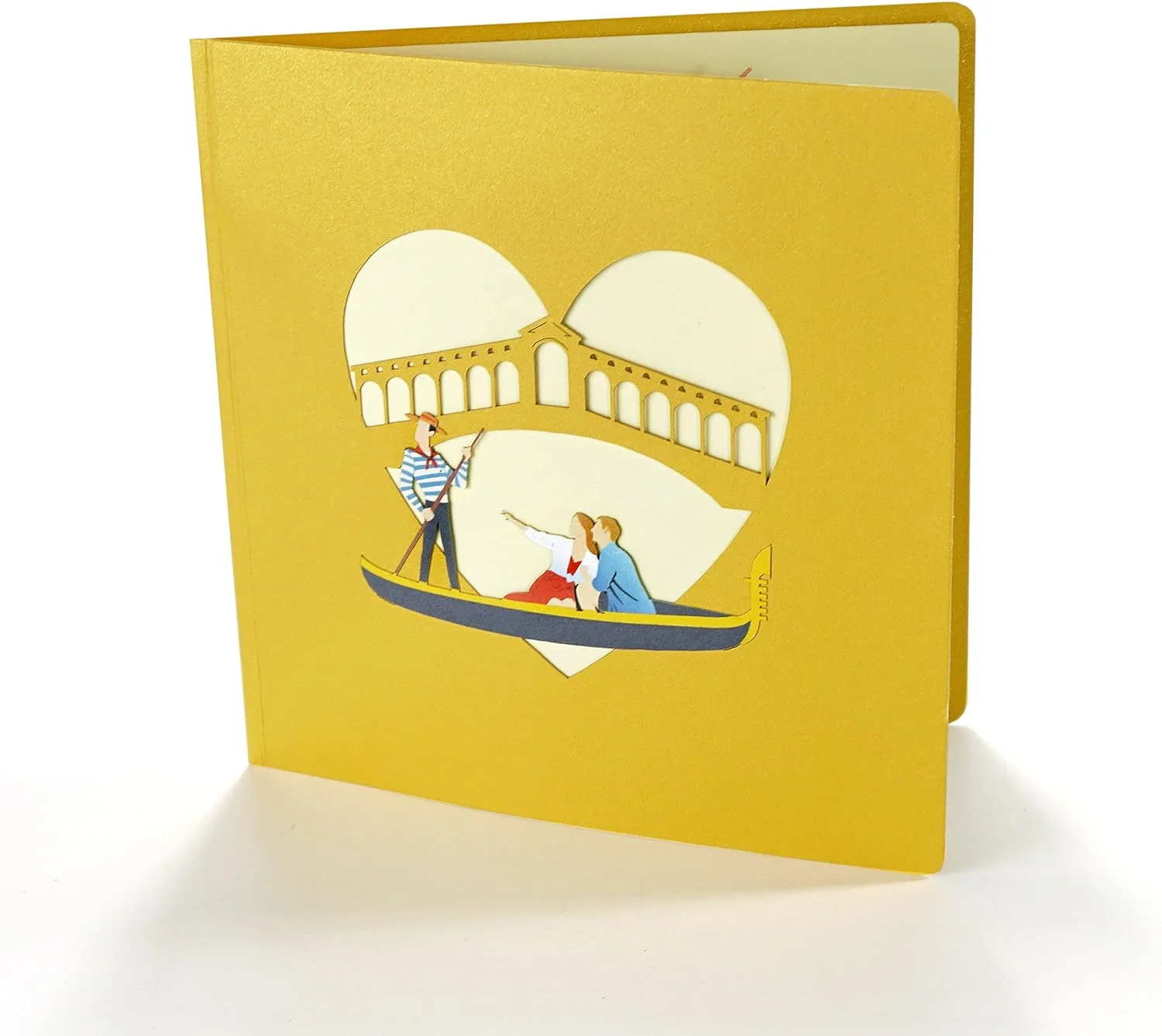 CUTPOPUP - 3D Anniversary Greeting Card for Wedding (Venice Couple) - Image 5
