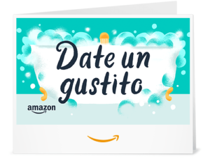 Tarjeta Regalo de Amazon para imprimir con Texto: Date un gustito