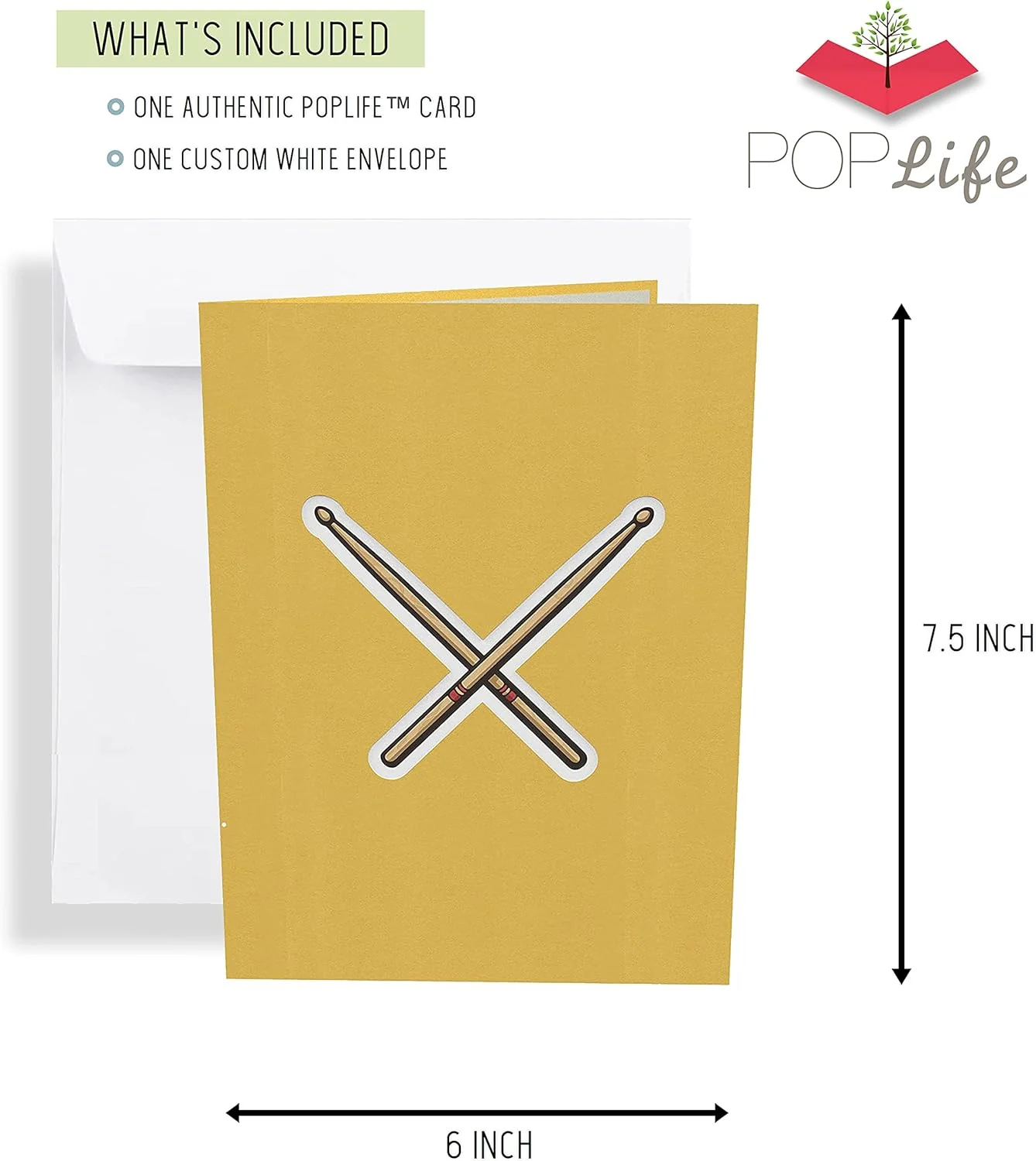 PopLife Kit de batería 3D Pop Up Card - Tarjeta de cumpleaños de músico, jubilación, día del padre, banda de rock, graduación de la escuela de música - para hijo, marido, papá, nieto, para baterista - Imagen 2