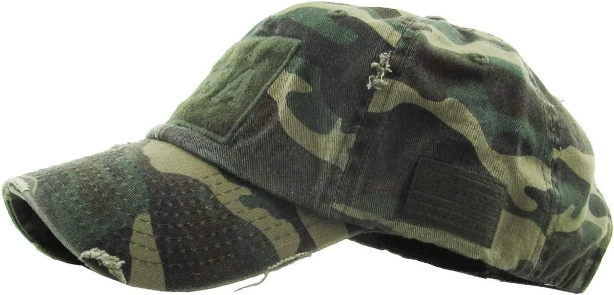 KBETHOS KBVT-209 Operador táctico OLV con Parche de Bandera de EE. UU. Gorra de béisbol Militar del ejército de EE. UU. Ajustable - Imagen 3