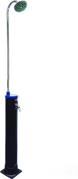 Speedshower - Ducha solar (depósito de PVC de 20 l, batería mixta, monomando, con soporte para toallas)