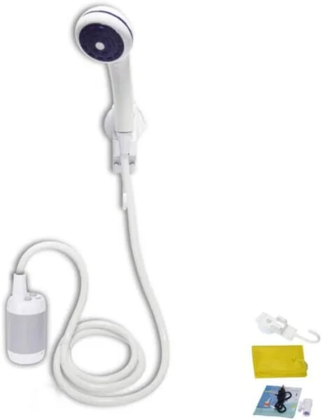 Laserbeak Ducha Portátil Ducha de Camping Ducha Exterior,Batería Incorporada 4800mAh,Eléctrico Portátil Recargable Ducha,El Bombeo de Agua en la Corriente de la Ducha