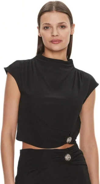 GUESS Top FEBE sin mangas con cuello alto para mujer