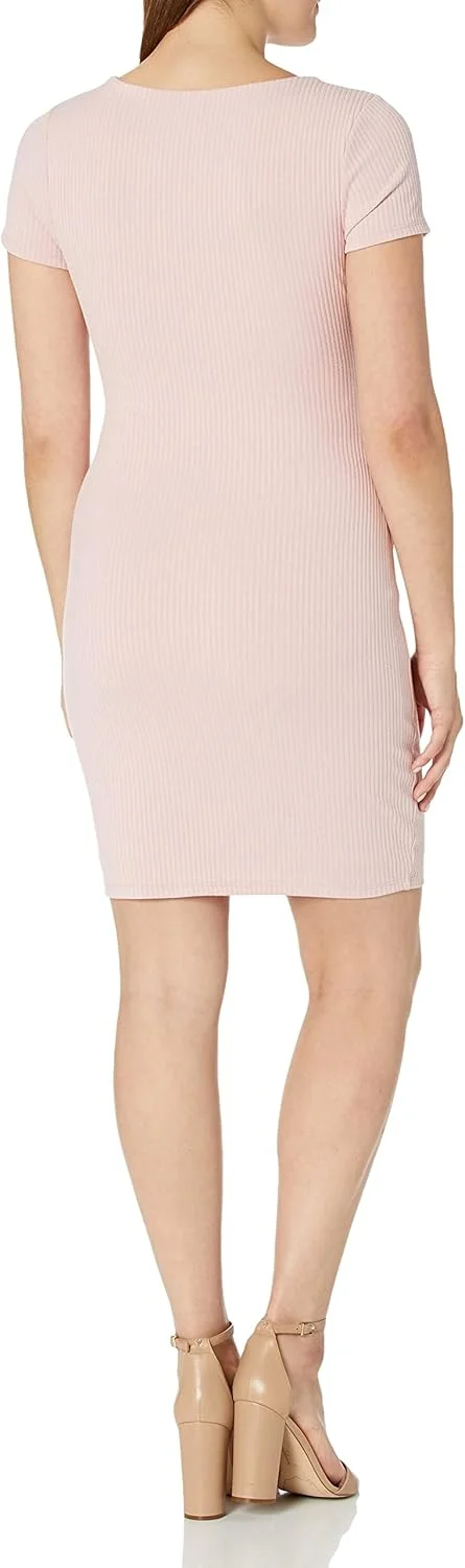 GUESS Mini vestido envolvente de manga corta Cecille para mujer - Imagen 2