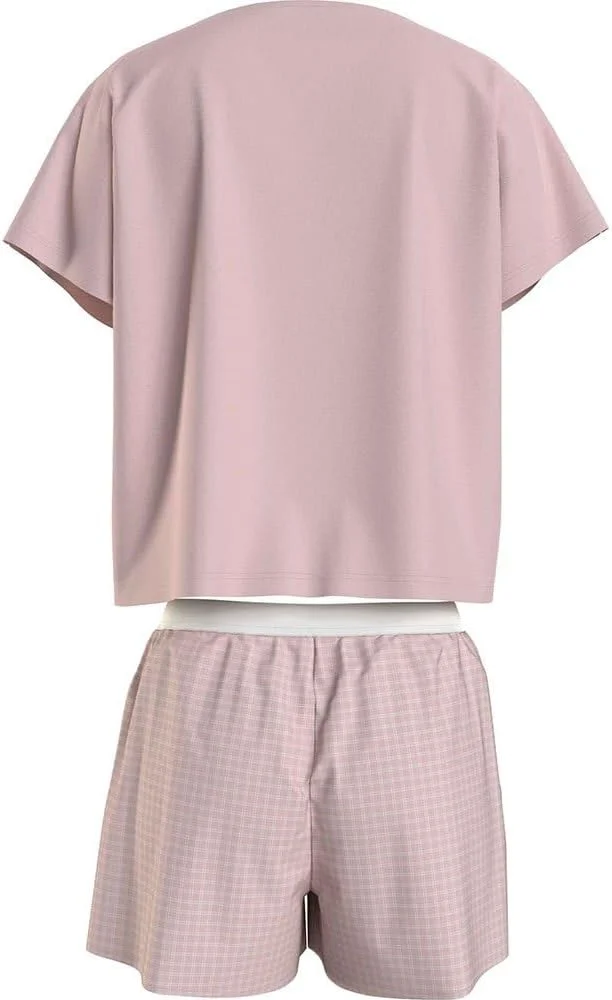 Tommy Hilfiger Conjunto de pijama Mujer Jersey corto, Blau (Azul), XS - Imagen 2