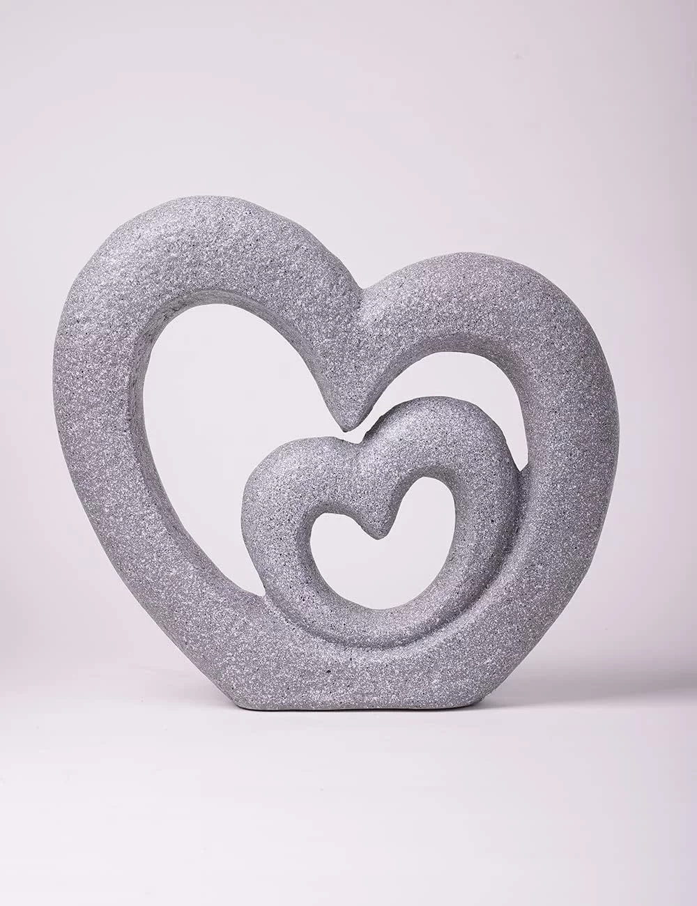 HAUCOZE Corazón Decorativa Figure Amor Regalo Escultura Modern Estatua Interior Salon Arte Resina Decoración del Hogar 35cm - Imagen 2