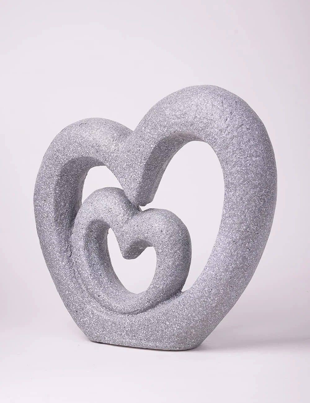 HAUCOZE Corazón Decorativa Figure Amor Regalo Escultura Modern Estatua Interior Salon Arte Resina Decoración del Hogar 35cm - Imagen 4