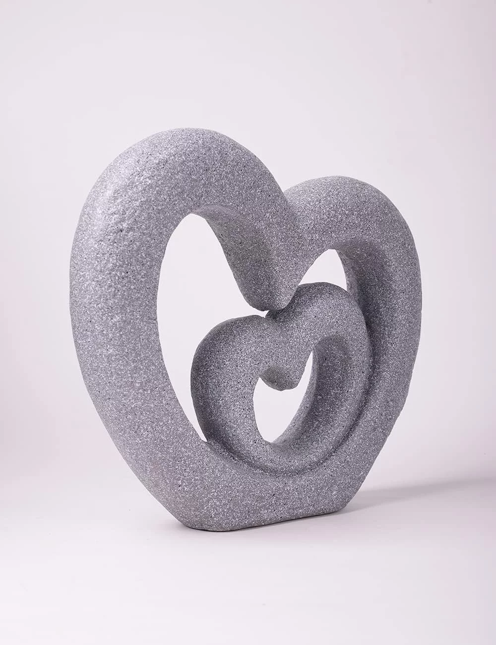 HAUCOZE Corazón Decorativa Figure Amor Regalo Escultura Modern Estatua Interior Salon Arte Resina Decoración del Hogar 35cm - Imagen 7