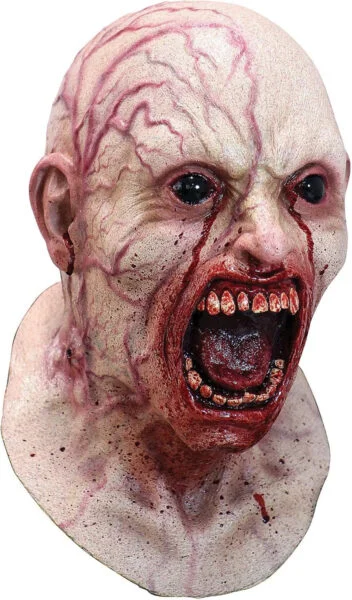 Ghoulish Productions - Máscara Infectado, Línea Zombies Disfraz de Látex resistente, pintada a mano, Halloween, Desfile de Carnaval, Fiesta de Disfraces, Talla única adulto. (copia)