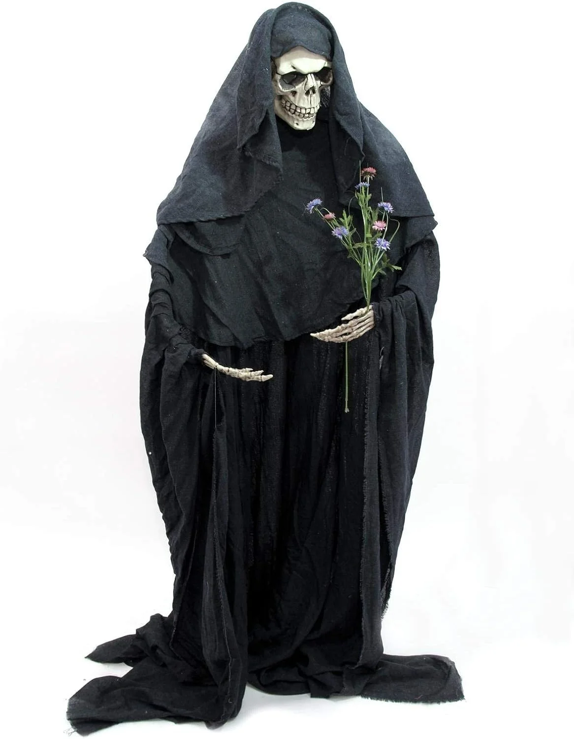 Europalms 61609 – Número Halloween Esqueleto con Brazos Ajustables Negro - Imagen 2