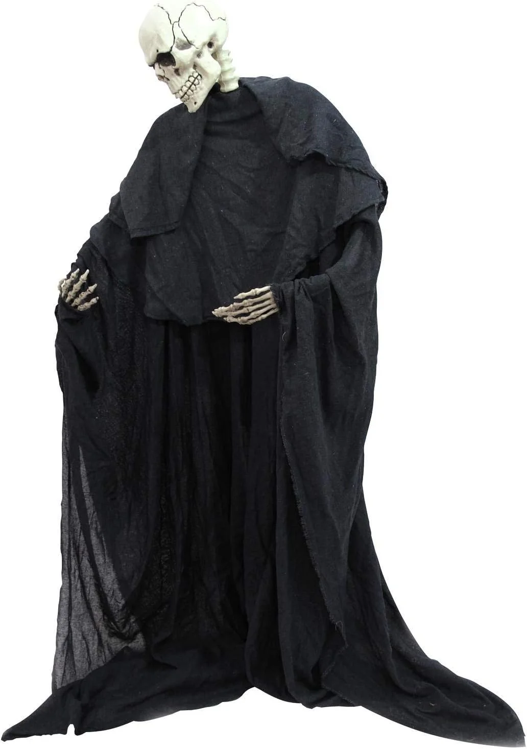 Europalms 61609 – Número Halloween Esqueleto con Brazos Ajustables Negro - Imagen 3