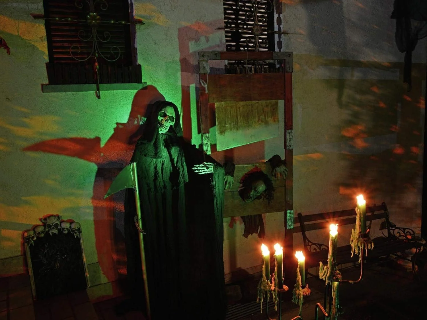 Europalms 61609 – Número Halloween Esqueleto con Brazos Ajustables Negro - Imagen 7