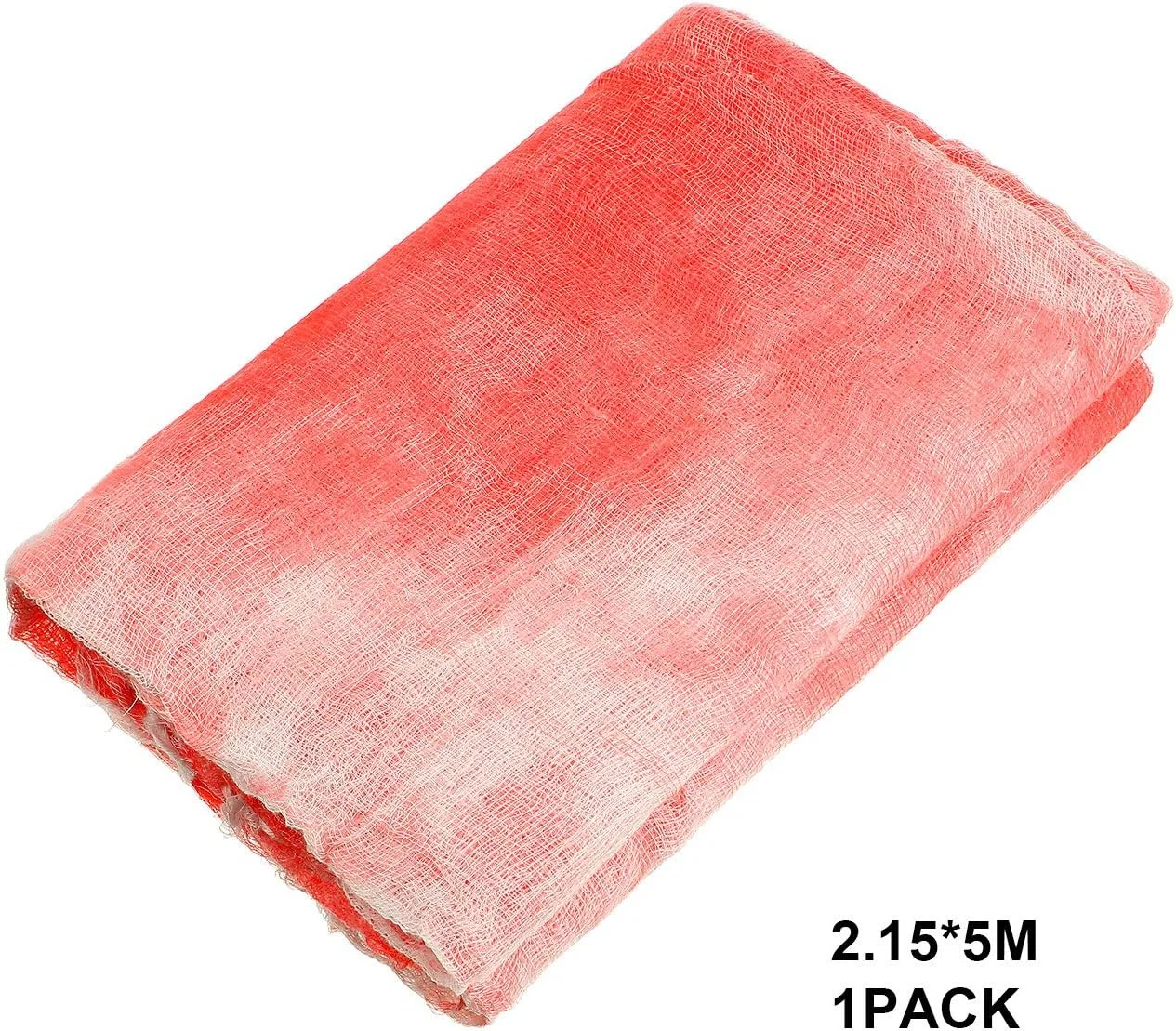 Boao Creepy Fabric 215 x 500 cm Creepy Cheesecloth Muslin Cotton Cloth Halloween Decorations for Haunted Houses Outdoor Door (Bloody) - Image 2