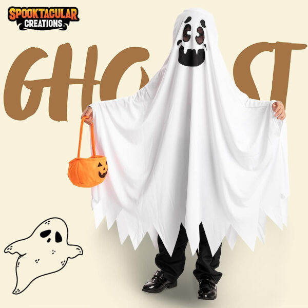 Spooktacular Creations Disfraz de Fantasma Amigable para Niños Halloween Truco o Trato Espeluznante - Imagen 3