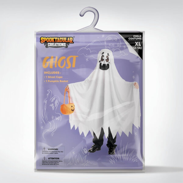 Spooktacular Creations Disfraz de Fantasma Amigable para Niños Halloween Truco o Trato Espeluznante - Imagen 7