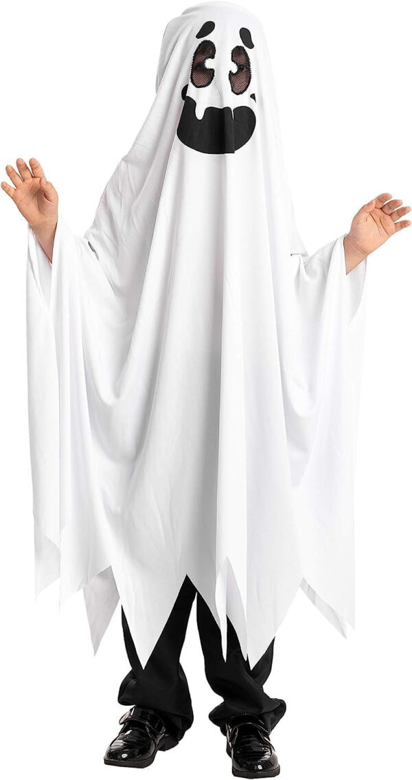 Spooktacular Creations Disfraz de Fantasma Amigable para Niños Halloween Truco o Trato Espeluznante - Imagen 9