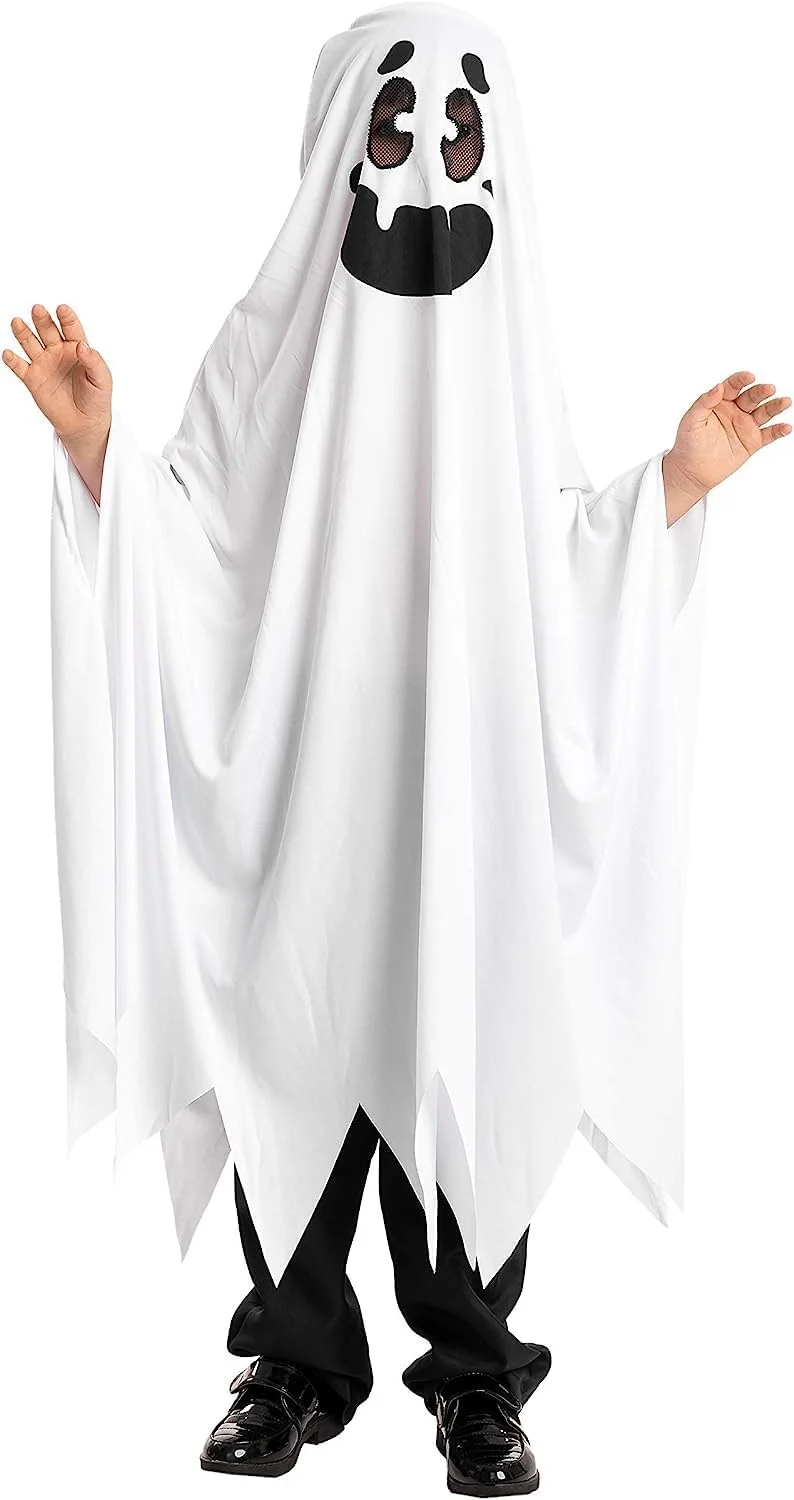 Spooktacular Creations Friendly Ghost Costume for Kids Halloween Trick or Treat Spooky - Image 8