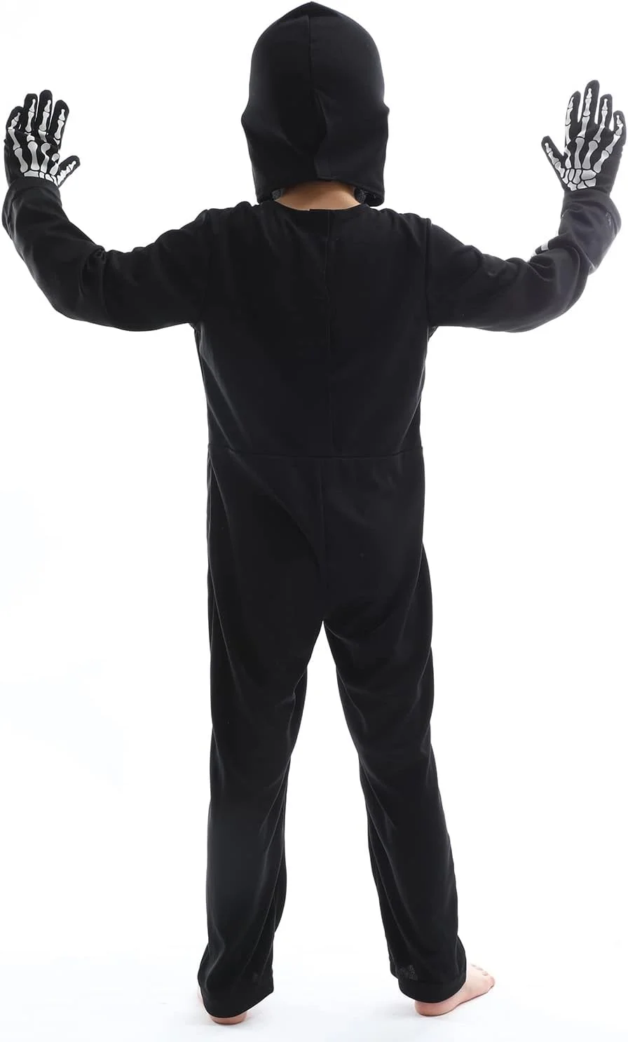 Sincere Party Skeleton Costume for Kids Halloween Glow-in-the-Dark Skeleton Costumes for Boys and Girls - Image 6