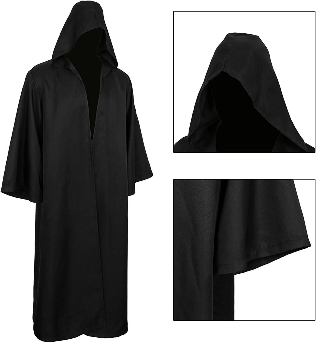 Gothden Men's Hooded Cape Knight Cool Cosplay Costumes - Image 4