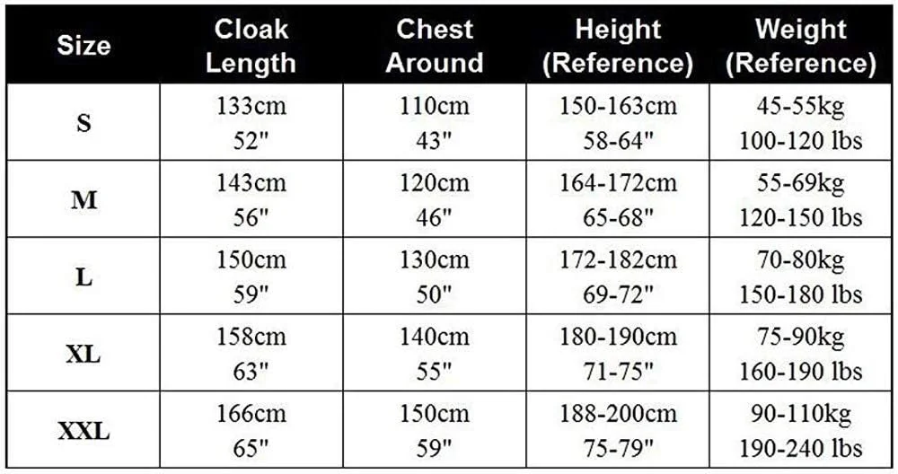 Gothden Men's Hooded Cape Knight Cool Cosplay Costumes - Image 5