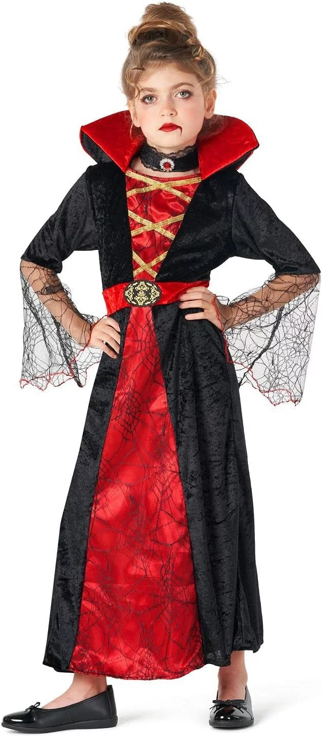 Morph Disfraz Vampiresa Niña, Disfraz Vampira Niña, Disfraz Vampiro Niña, Vampiresa Niña Disfraz, Disfraces Vampiros Niña, Disfraz Niña Halloween Vampiresa, Disfraz Halloween Niña Vampira (copia) - Image 2