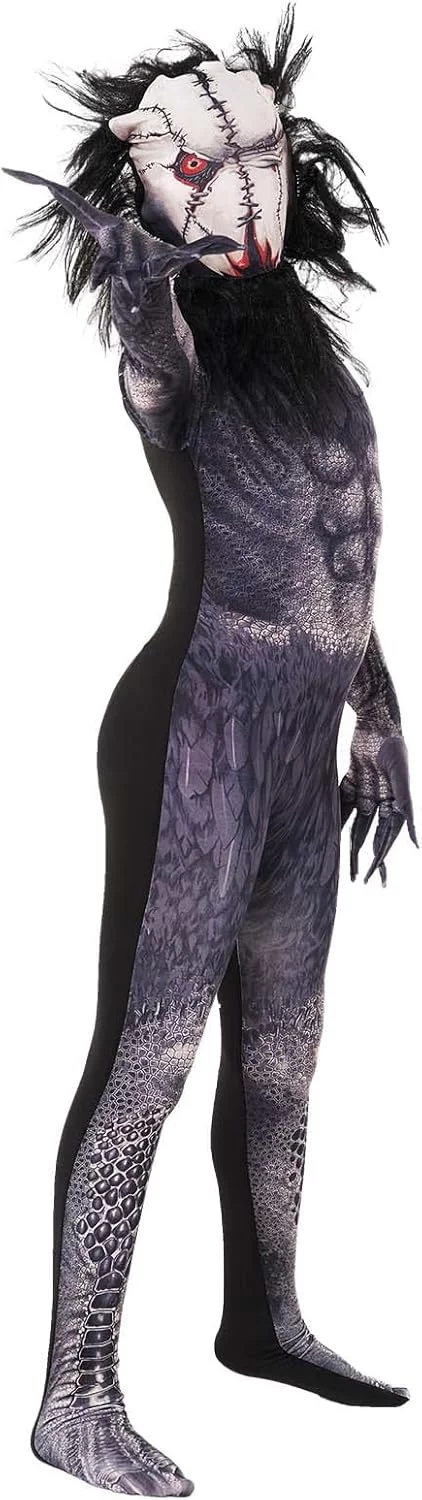Morphsuits Kids Seedeater Second Skin Costume, Kids Monster Costume, Second Skin Kids Costume, Kids Scary Costume, Kids Terror Costume, Kids Halloween Costume Size S,M,L