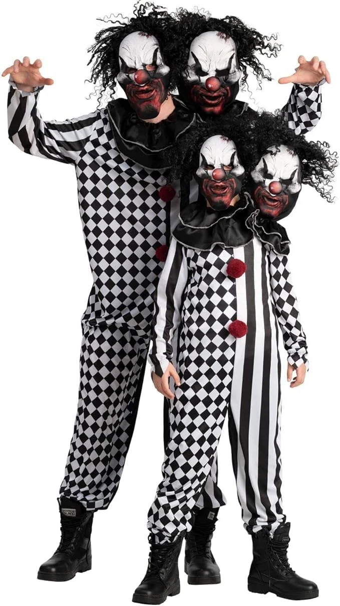 Morph Costumes Premium - Killer Clown Costume for Men, Two-Headed Clown Costume, Adult Halloween Clown Costume, Adult Killer Clown Costume, Men's Halloween Costume Sizes L, XL - Image 4