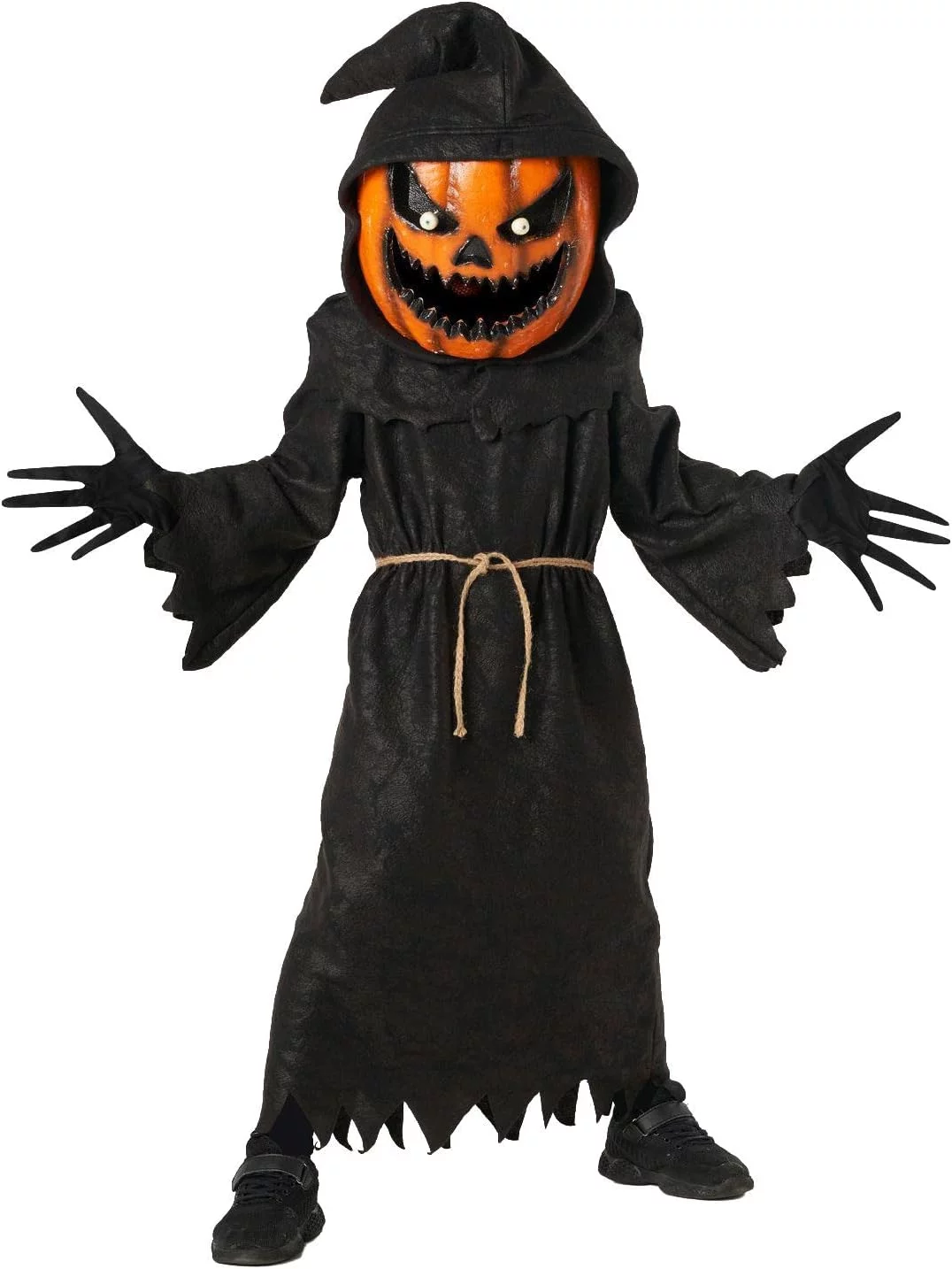 Morph Costumes Pumpkin Kid Costume, Scarecrow Kid Costume, Scarecrow Girl Costume, Pumpkin Mask Kid, Monster Kid Costume, Halloween Kid Scary Costume Sizes T2, S, M, L, XL