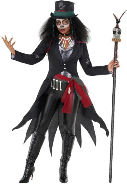 Morph Voodoo Costume for Women, Voodoo Costume Women, Witch Costume Women, Witch Costumes for Women, Sorceress Costume, Adult Women's Halloween Costume, Women's Halloween Costumes Sizes S, M, L, XL