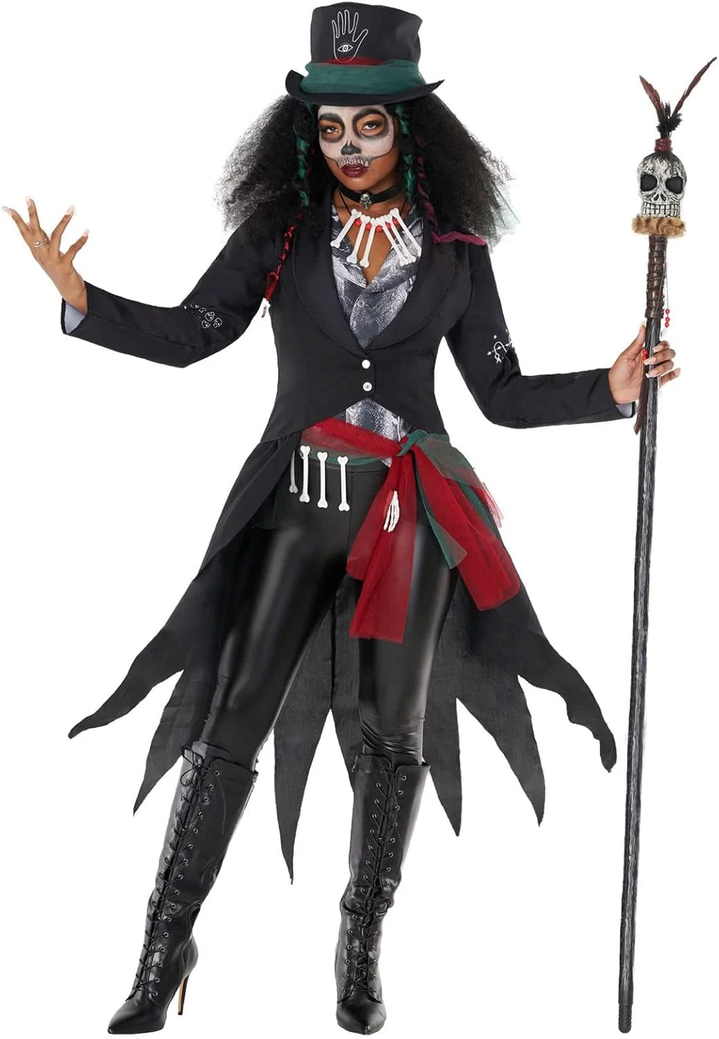 Morph Voodoo Costume for Women, Voodoo Costume Women, Witch Costume Women, Witch Costumes for Women, Sorceress Costume, Adult Women's Halloween Costume, Women's Halloween Costumes Sizes S, M, L, XL