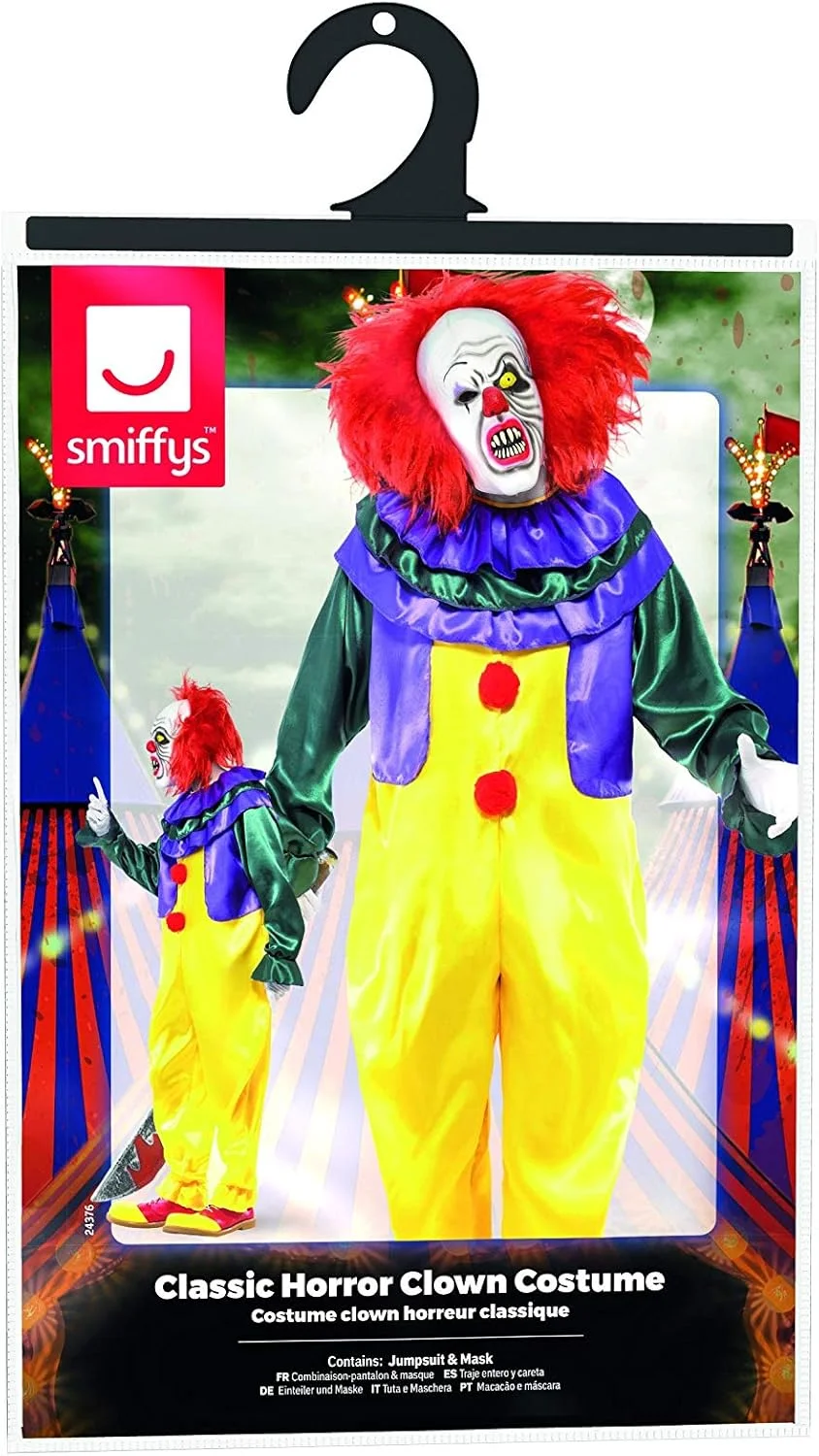 Generique - Creepy Clown Costume for Adults - Image 10