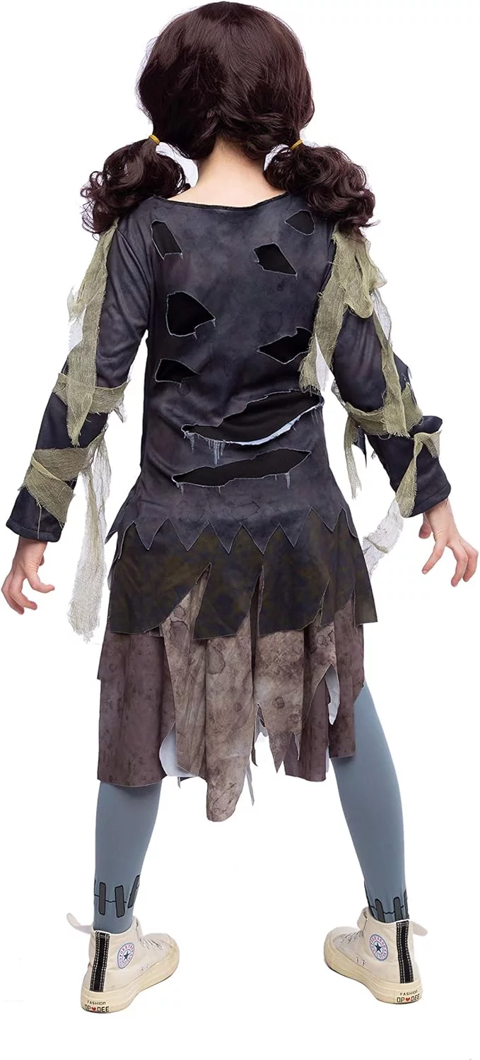 Spooktacular Creations Traje de lujo zombie para niñas con hacha ensangrentada (copia) - Image 5