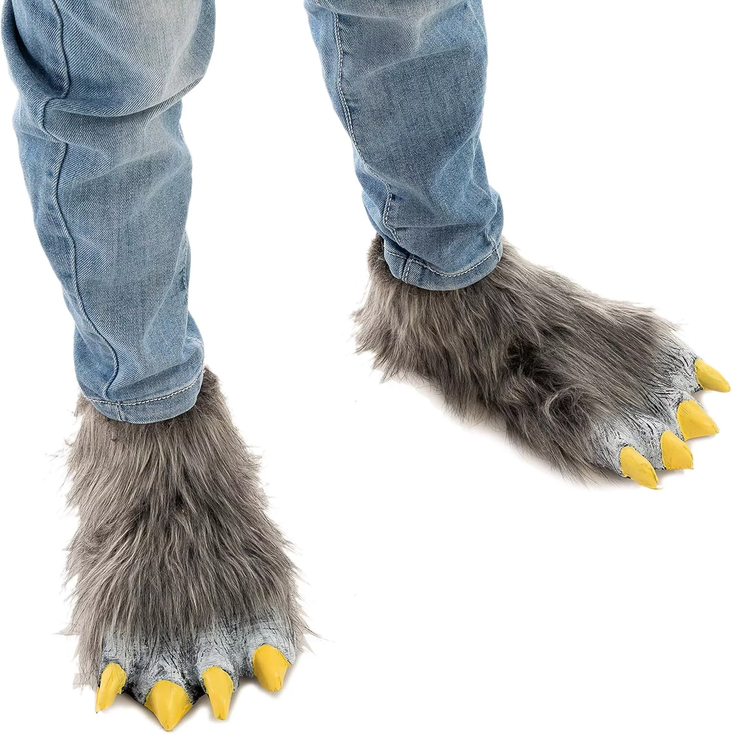 Spooktacular Creations Unisex Kids Red Werewolf Costume with Mask, Gloves, and Shoe Covers - Image 8