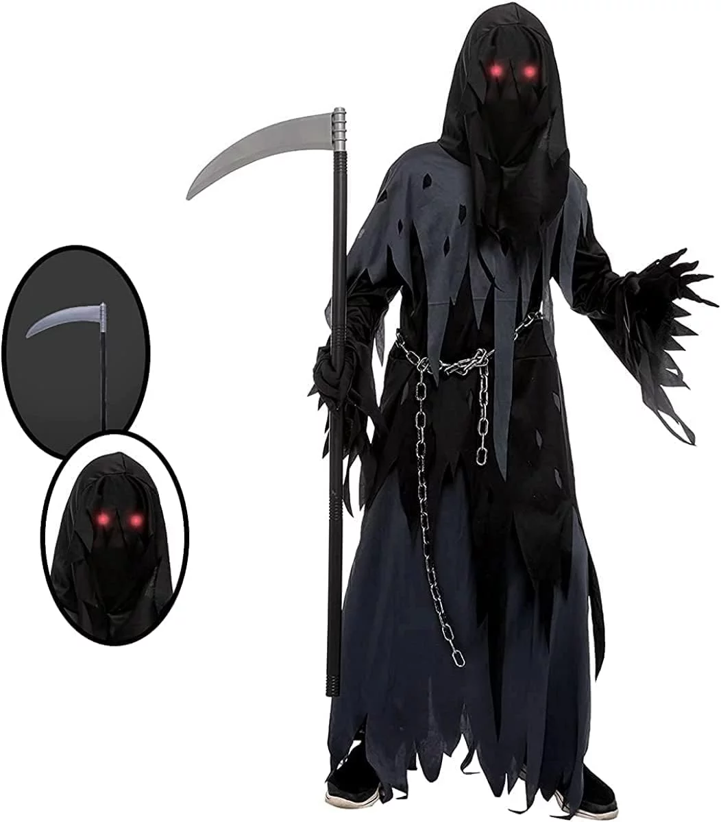 Spooktacular Creations Halloween Costume for Kids Dark Knight Reaper Costume - Image 2