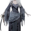 Smiffys Disfraz de Princesa de Barco Fantasma de Lujo, Gris con Vestido y Sombrero, Disfraz de Halloween para Adultos, Disfraces para Adultos