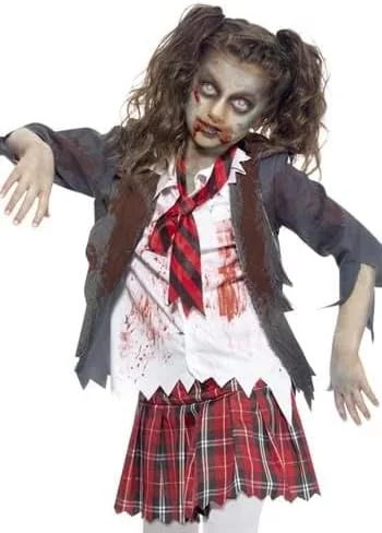 Smiffys Zombie Schoolgirl Costume - Image 3