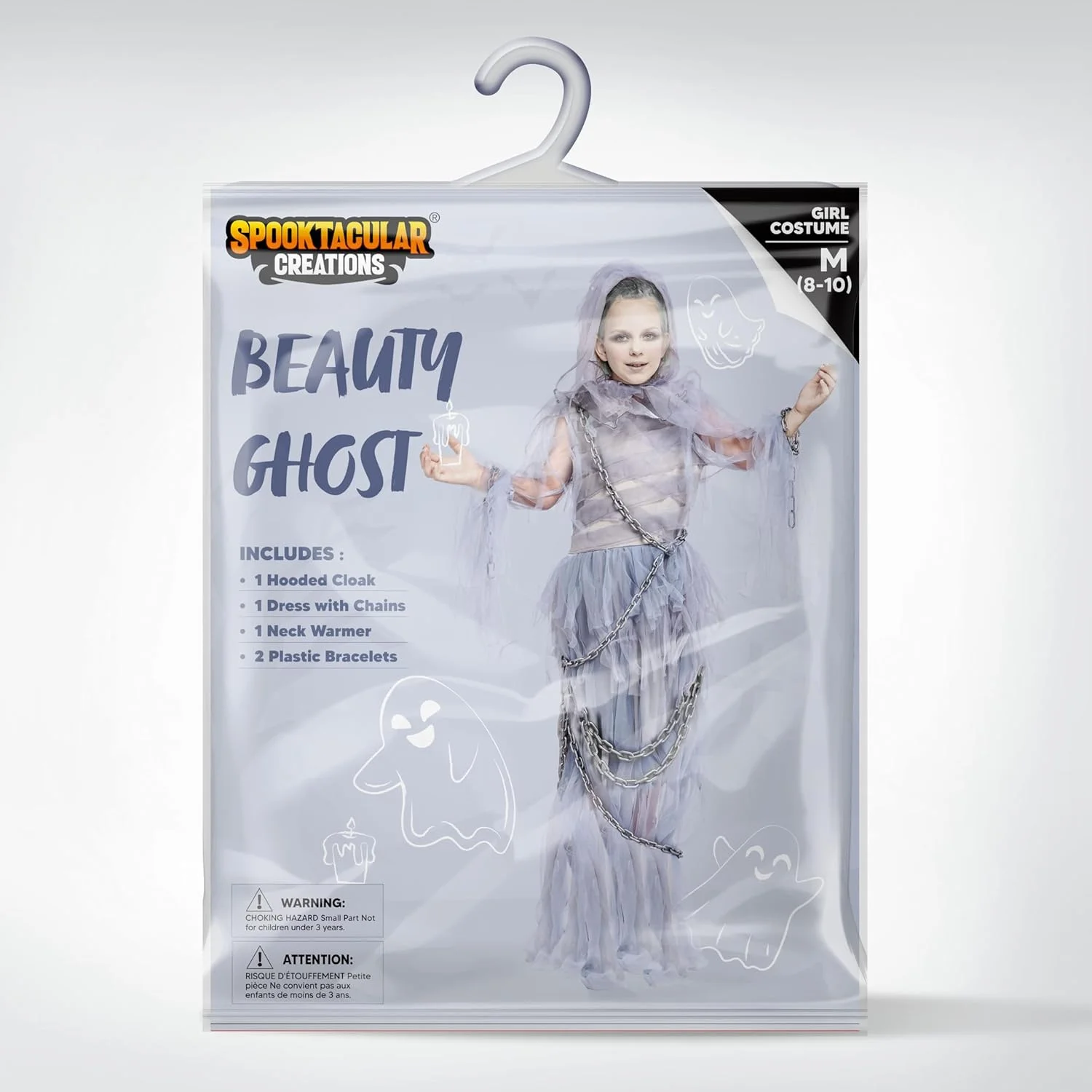 Spooktacular Creations Halloween Ghost Beauty Girl Costume - Image 6