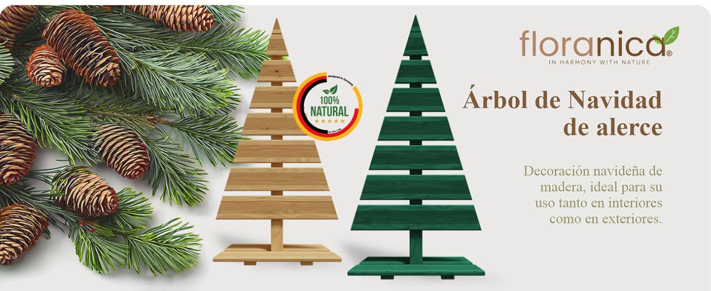 árbol madera navidad