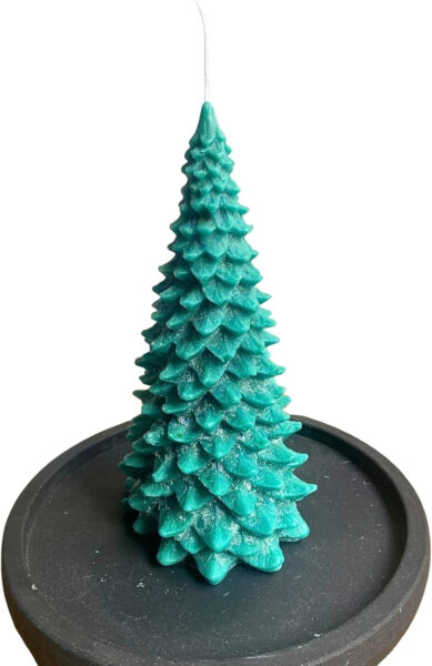 Velas perfumadas de árbol de Navidad | Velas hechas a mano para decoración festiva del hogar y regalos | Hasta 30 días de fragancia | Decoración del hogar de otoño | Vela hecha a mano | Vela de árbol