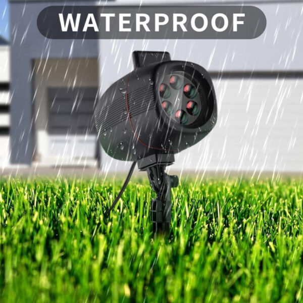 OUSFOT Proyector Navidad Exterior de 16 HD Patrones Lámpara de Proyección Navidad LED Luces de Proyector IP 65 Instalación Impermeable 2 en 1 para Navidad Halloween Fiesta de Bodas - Imagen 6