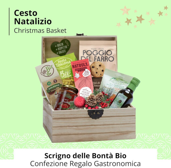 Speciale Italia - Caja de regalo "Bio and Nature", centro de mesa de céramica con productos organicos y gastronómicos [8 piezas] - Imagen 3