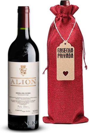 Alion - Envío 24H - Botella para Regalo Vino - Vega Sicilia - Vino Tinto - Ribera del Duero - Seleccionado y enviado por Cosecha Privada