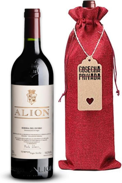 Alion - Envío 24H - Botella para Regalo Vino - Vega Sicilia - Vino Tinto - Ribera del Duero - Seleccionado y enviado por Cosecha Privada