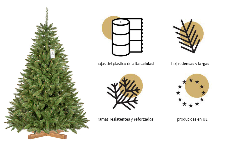 Árbol navideño artificial Picea Natural de colección 2018 FairyTrees 