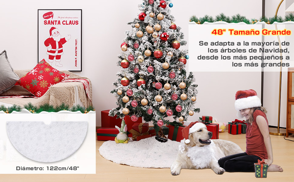 faldón para Árbol de Navidad 