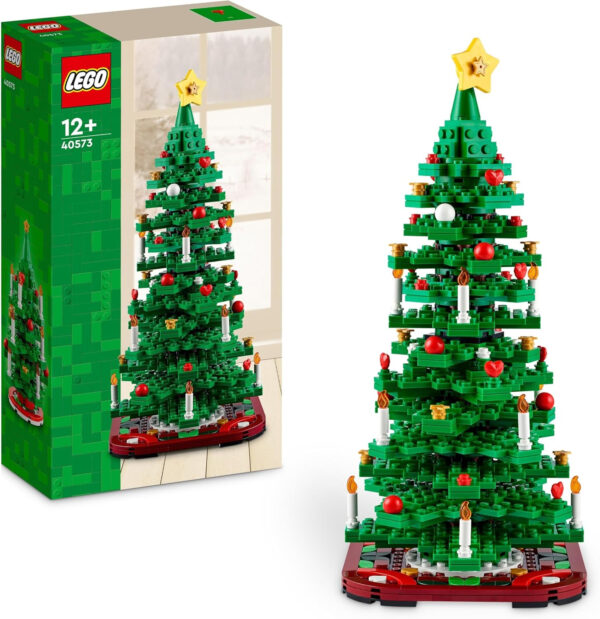 LEGO Árbol de Navidad Juguete de Construcción, Decoración Navideña para Salón o Dormitorio, Juego Imaginativo, Manualidades en Familia, Regalo Navideño para Niñas y Niños de 12 Años o Más 40573