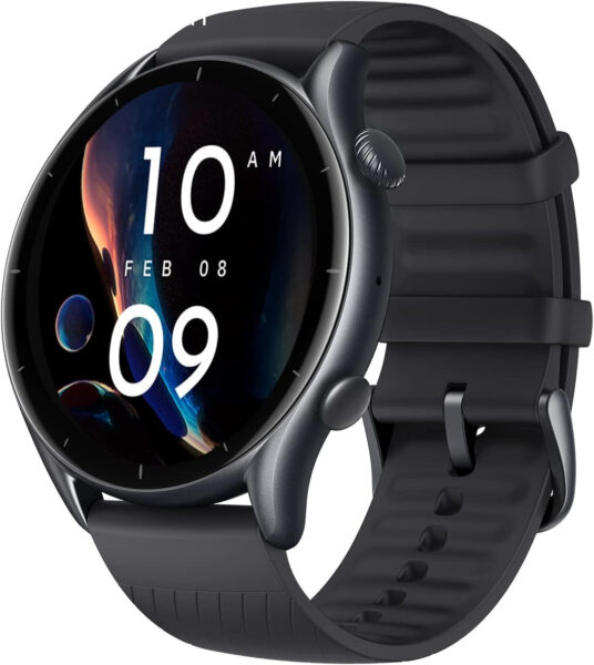 Amazfit GTR 3 - Reloj Inteligente para Hombre y Mujer, Monitor de Salud, Pantalla AMOLED de 1,39", Reloj Deportivo GPS con 150 Modos Deportivos, batería de 21 días, Alexa