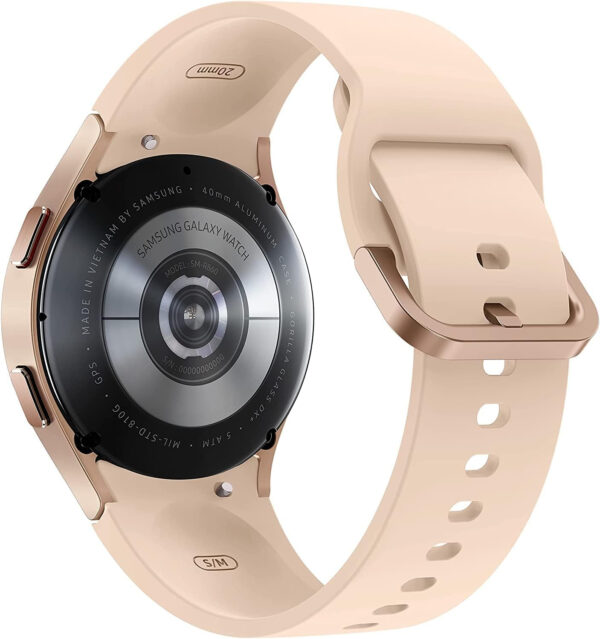 Samsung Galaxy Watch4 BT, Reloj Inteligente Redondo Bluetooth, Wear OS, Bisel Giratorio, de Fitness, rastreador de Fitness, 40 mm, Oro Rosa - Imagen 3