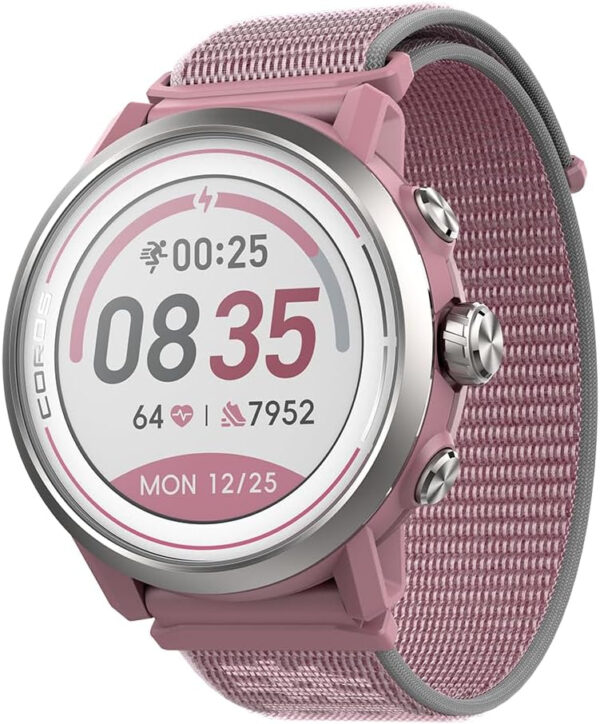 COROS Apex 2 Pro Reloj GPS Outdoor, 1,3" Zafiro Titanio, 30 días de Batería, Doble Frecuencia GPS, Navegación en Muñeca, Mapa Offline, Monitor de Frecuencia Cardiaca y de Sueño, Correr, Ciclismo-Rosa