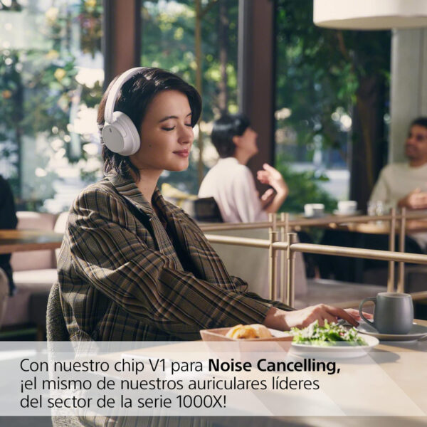 Sony WH-CH720N Auriculares Inalámbricos Bluetooth con Noise Cancelling- hasta 35 Horas de Autonomía y Carga Rápida, Blanco - Imagen 4